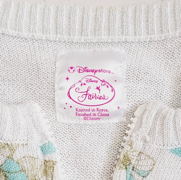 Disney Fairies Tinkerbell Zip Up Sweater - Picture 9 of 10